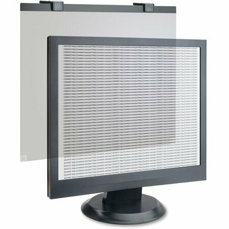 BUSINESS SOURCE Security Glare Filter, Tempered Glass, Fits 17in Screen BSN20507